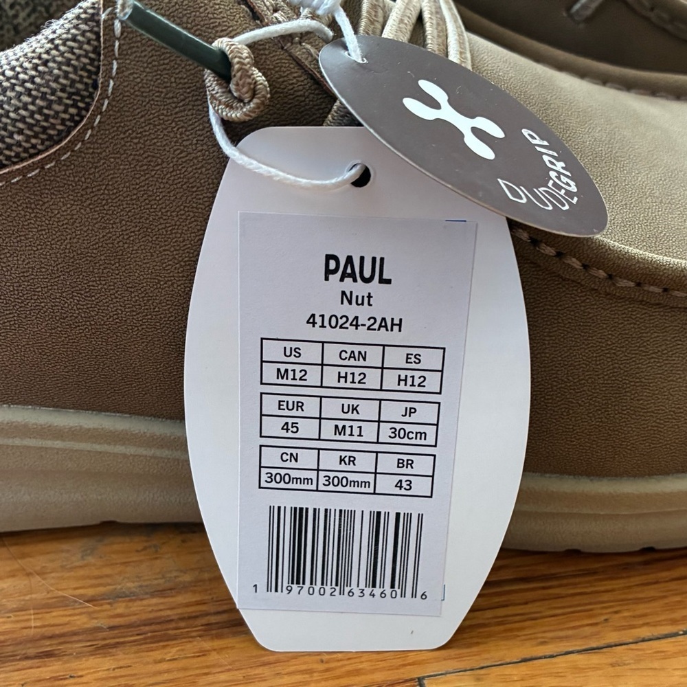 HEYDUDE Men’s Paul Slip-On Shoes - Nut (NIB) - Picture 4 of 9